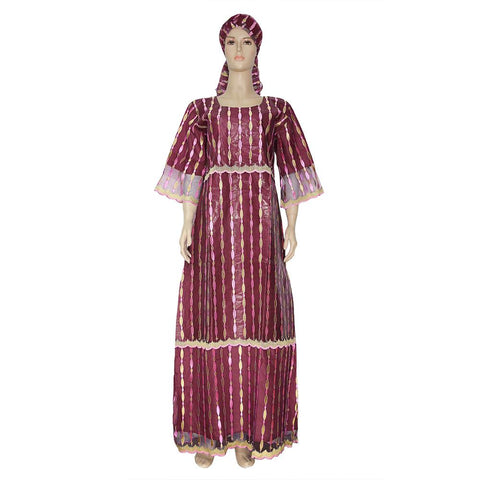 Women Traditional African Dashiki Embroidery Dresses-WF01654-Veeddydropshipping
