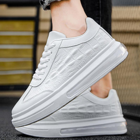 Korean Men&#39;s Fashion Flat Lace Up Sneakers Male-BS01389-Veeddydropshipping