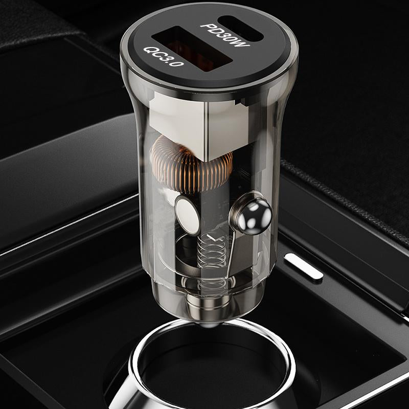 65W Car Charger USB C Fast Charging Adapter-Veeddydropshipping