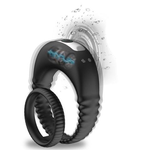 Cock Ring Vibrator Delay Ejaculation Vibrating Penis  Men&#39;s Couple  Rings -BH01241-Veeddydropshipping