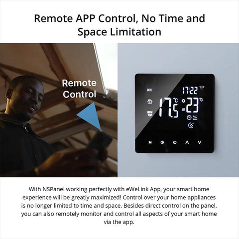 Tuya WiFi Smart Thermostat LCD Display Touch Screen for Water Electric-TI01010-Veeddydropshipping