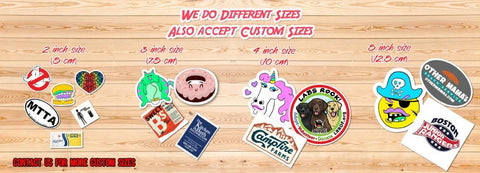 Square Sticker for brand company logo-HA00005-Veeddydropshipping