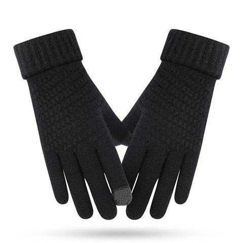 Winter Touch Screen Gloves Women Men Warm Stretch Knit Mittens Imitation -OS01102-Veeddydropshipping