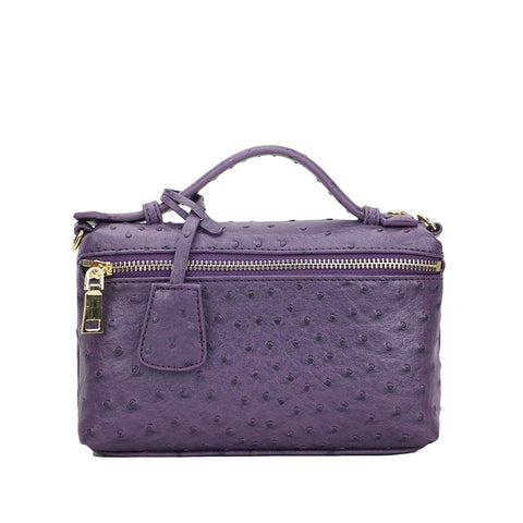 Ostrich Pattern Leather Bags Women Clutch bag Party Evning Trendy-BS00242-Veeddydropshipping