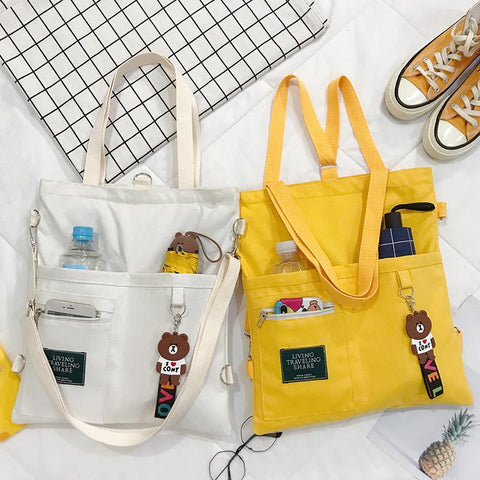 Bags Large Capacity Simple Folding Shopping Tote Bag-BS00127-Veeddydropshipping