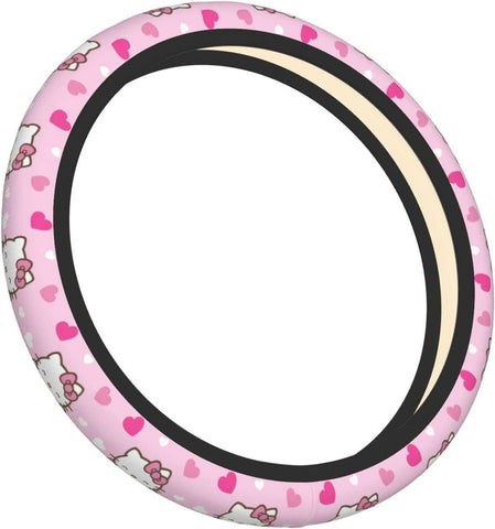 Cute Kawaii Steering Wheel Cover Women Car Steering Wheel-AM01388-Veeddydropshipping
