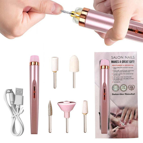 Electric Nail Drill Sander Nail Manicure  Light Art Pen Tools -BH01028-Veeddydropshipping