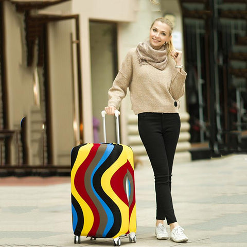 Geometry Love Heart Shaped Luggage Case Dust Cover-BS00738-Veeddydropshipping