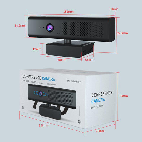 Computer Web Camera with Speaker Microphone Conference-CO00116-Veeddydropshipping