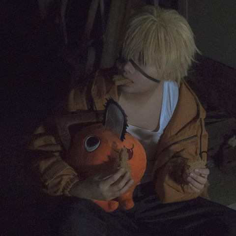 Anime Chainsaw Man Plush Toy Pochita Pendant Keychain Plush Dolls-TB01551-Veeddydropshipping