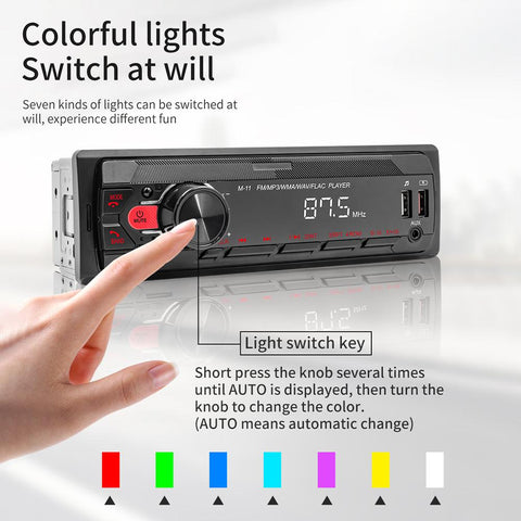 M11 Car Radio Stereo Multimedia Player With FM Bluetooth Receiver Voice-AM00658-Veeddydropshipping