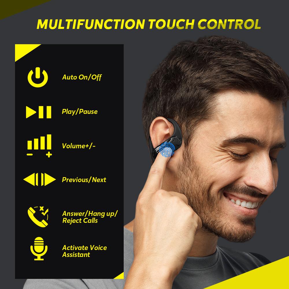 Ture Wireless Earbuds Stereo Earphones Bluetooth-Veeddydropshipping