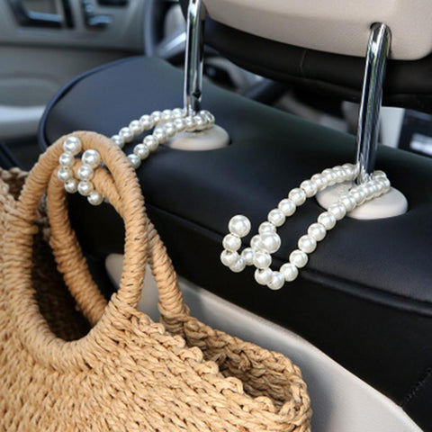 Pearl Hanger Car Hook Half Open Design Auto Hook Stainless Steel Car-AM01387-Veeddydropshipping