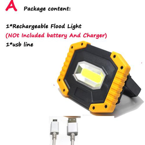 New Portable COB LED Floodlight 20w USB charging Floodlight USB-TI00869-Veeddydropshipping