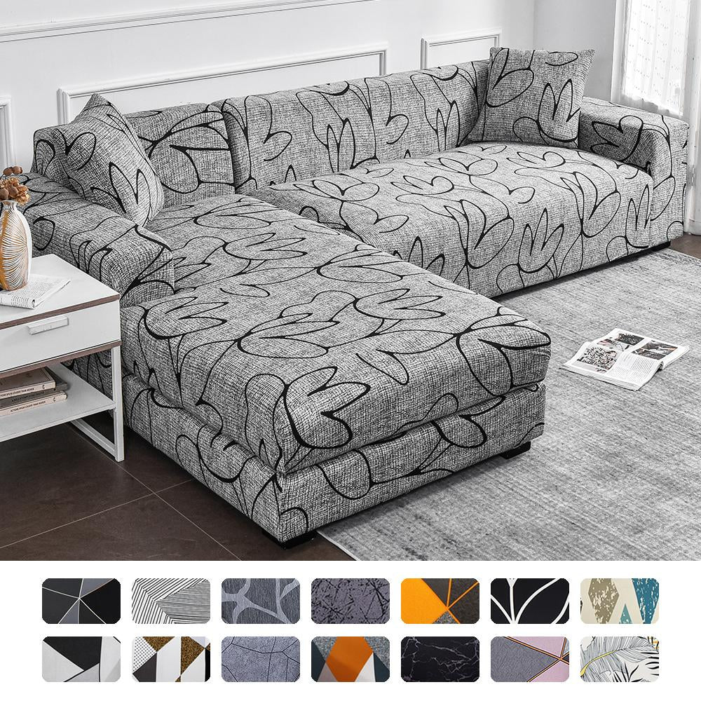 Sofa Cover for Living Room Stretch Printed Sofa-HA00401-Veeddydropshipping