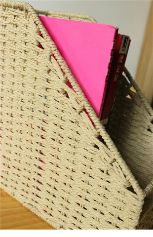 Bookshelf Basket Desktop Shelf Folder Storage-HA01611-Veeddydropshipping