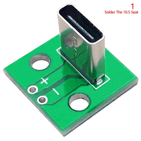 1pc Data Charging Cable Jack Test Board With Pin Header 90 Degree Vertical Type -CE00122-Veeddydropshipping