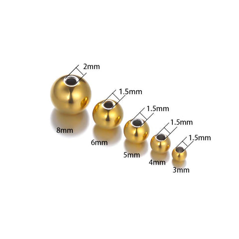 Stainless Steel Spacer Beads Charm Beads DIY Bracelets Beads -JW01474-Veeddydropshipping