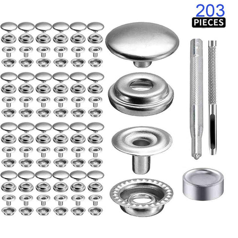 Kit Tool Marine Grade Snap Fastener Stainless Steel-HA00101-Veeddydropshipping