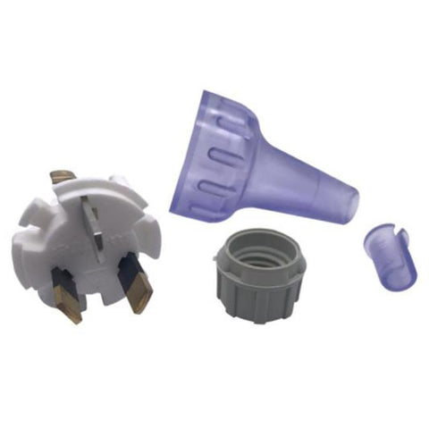 Transparent Copper 10A/15A 250V AU 3Pin male female detachable wiring plug Australia -CE00162-Veeddydropshipping