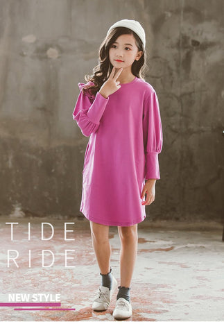 Spring Autumn Kids Girls Dress Cotton Clothes-TB00917-Veeddydropshipping