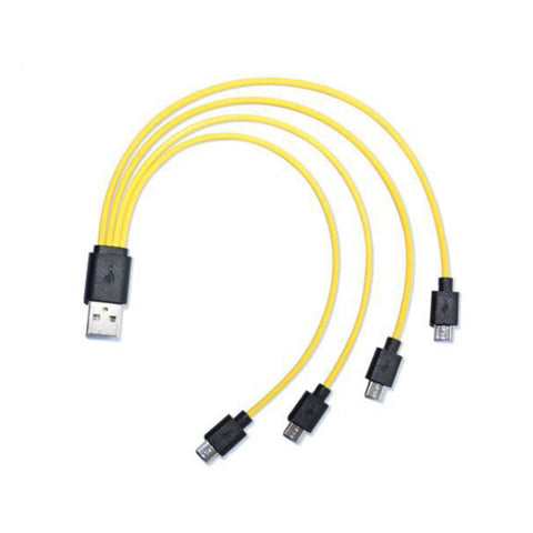 5V/2A USB 2.0 To Micro USB Splitter Cable 1/2/3/4 Micro Usb Cable Fast Charging Cord-CE01149-Veeddydropshipping