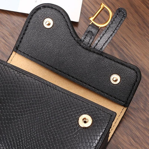 PU Letter Wallet Multi-Card Card Holder Small Multi-functional-BS00604-Veeddydropshipping