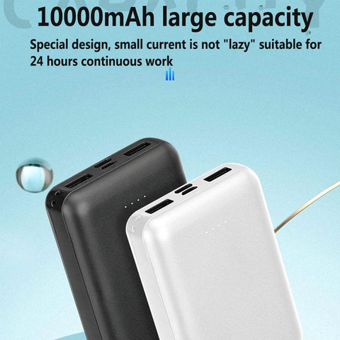 Xiaomi 10000mah Power Bank Non-sleep Standby Battery Ups Uninterruptible 5v/3a Small-PA00484-Veeddydropshipping
