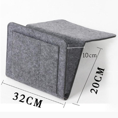 Felt Bedside Storage Bag Pouch Bed Desk-HA00824-Veeddydropshipping