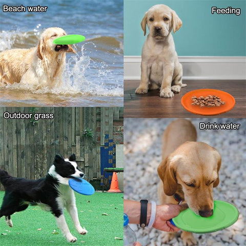 Pet Dog Silicone Game Toy Flying Discs-HA01486-Veeddydropshipping