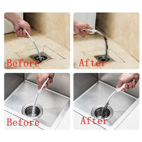 Dredging Brush Bathroom Hair Sewer Sink Cleaning Brush-HA01092-Veeddydropshipping
