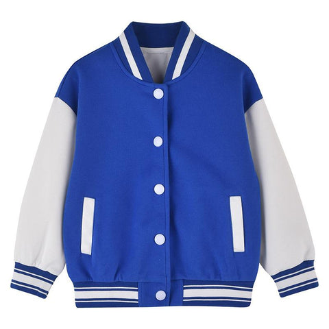 Boys Girls Baseball Uniform Coat Children Winter Clothes-Veeddydropshipping