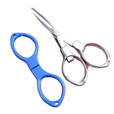 Mini Stainless Steel Folding Scissors Keychain Fishing Scissor Cutter Camping -OS00312-Veeddydropshipping