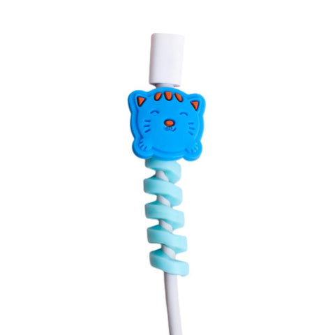 Silicone Data Cable Protective Cover Cartoon Appearance Cable Holder Data Line Cable-PA00884-Veeddydropshipping