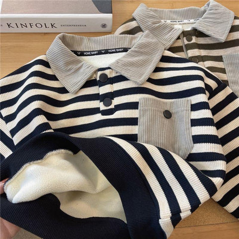 Toddler Kid Baby Boys Autumn Winter Patchwork-Veeddydropshipping
