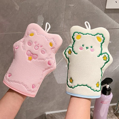 Cartoon Shower Thicken Bath Magic Peeling Glove-HA00570-Veeddydropshipping