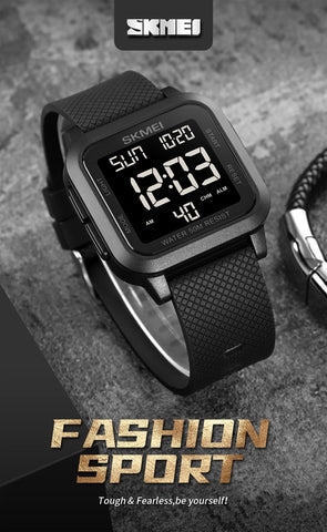 Outdoor Sport Watch Men Alarm  Clock Waterproof -JW00784-Veeddydropshipping