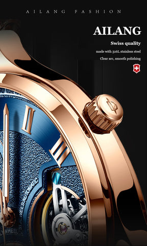 Design Double Flywheel Automatic Mechanical Watch -JW00604-Veeddydropshipping