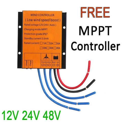 Wind Turbine Generator With Controller-TI00648-Veeddydropshipping