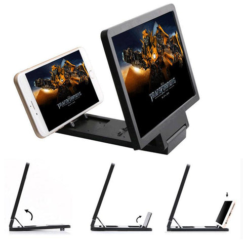 Mobile Phone Screen Amplifier Film Enlarge Universal Vivid 3D Movie Screen Magnifier HD Projector-PA00744-Veeddydropshipping