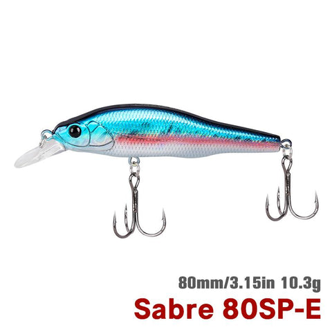 Suspending Minnow 80mm 10.3g Fishing Lure Sabre Long Casting Artificial Hard-OS00511-Veeddydropshipping