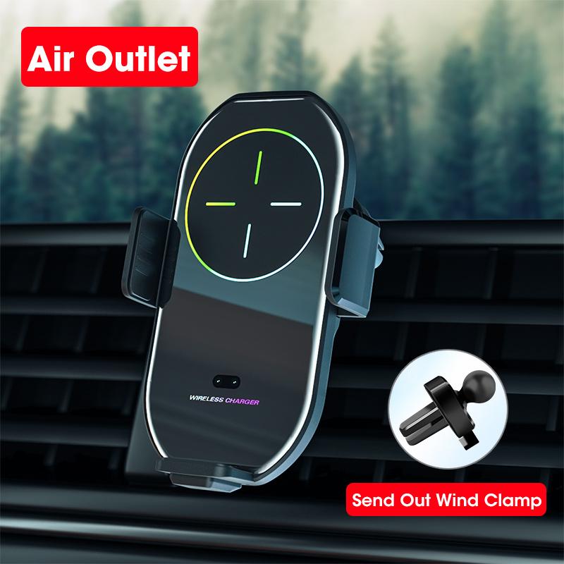 15W Car Wireless Charger Phone Holder Air Vent Magnetic Charger-Veeddydropshipping
