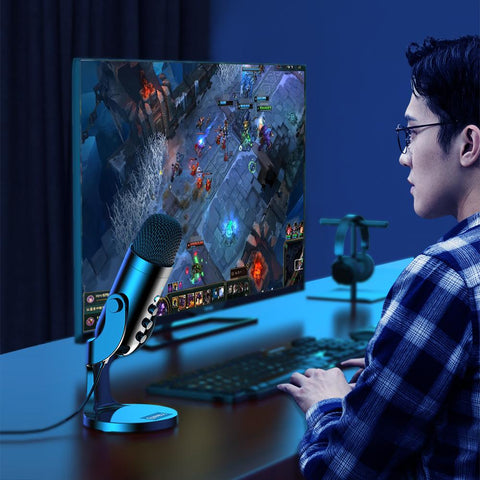 K66 USB Condenser Gaming Microphone Professional Podcasting Mic -CE01152-Veeddydropshipping