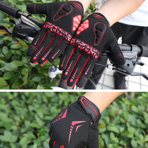 Autumn Winter Gloves Full Finger Bike Gloves Touchscreen Bicycle Gloves Anti-slip -OS00986-Veeddydropshipping