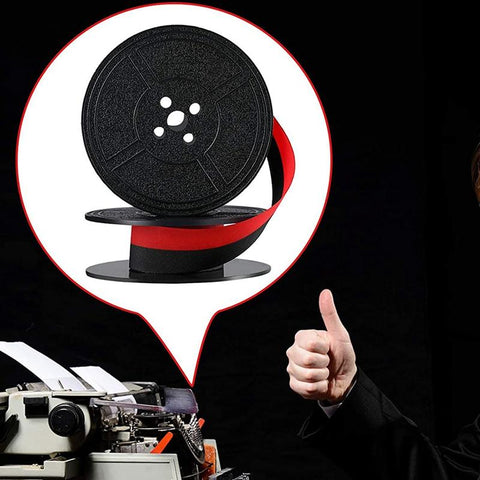 Typewriter Ribbon Twin Spool Typewriter Ribbon Red and Black Twin Spool Replacement Pack -CE00034-Veeddydropshipping