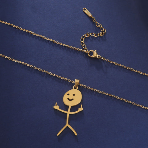 Stainless Steel Hip Hop Pendant Necklaces for Women -JW01269-Veeddydropshipping
