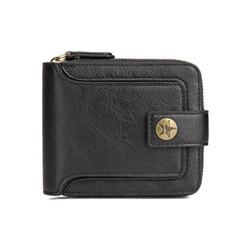 Genuine Soft Leather RFID Protection Wallets-MF00752-Veeddydropshipping
