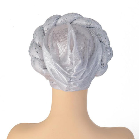 Fashion Braids Turban Caps Women African-WF01499-Veeddydropshipping