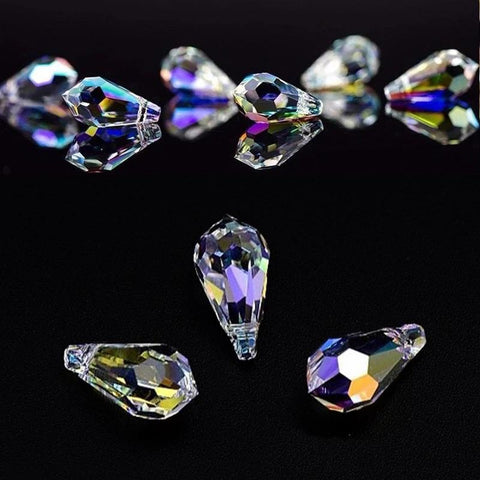 Luxury Beads Teardrop Pear Shape Crystal Glass for  Jewelry Making-JW01642-Veeddydropshipping