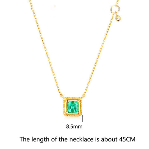 925 Sterling Silver  Zircon Clavicle Charm Pendant Necklace for Women-JW00068-Veeddydropshipping